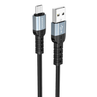 Кабель заряджання для телефону, планшета Borofone BX64 Special USB to MicroUSB (1m) Чорний - купити в SmartEra.ua