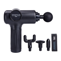 Перкуссионный ручной массажер для тела аккумуляторный USB Черный HP-11-12