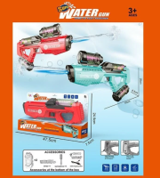 Водяний автомат 456-102 A , акумулятор 3.7 V, підсвітка, звук, викрутка, лямка на плече.