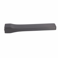 Вилив Qtap (25,8x39,3x200) для змішувача для раковини прихованого монтажу Gemini Gunmetal Black PVD QTGEM258393200GMB50128