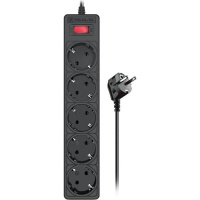 Фільтр живлення REAL-EL RS-Protect 505 3m Black (EL122300045)