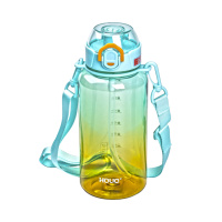 Бутылка для воды 1 л бутылочка с мундштуком мятная HP-14-31M