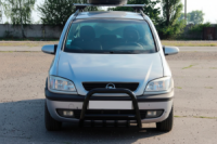 Кенгурятник QT006 Black (нерж) для Opel Zafira A 1998-2005 гг
