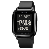 Наручний годинник Skmei 1858BK Black унісекс спортивний електронний з водозахистом 5 ATM