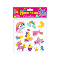 Набор мягких наклеек «Чудо-Звери» Vladi Toys VT4210-07 (укр)