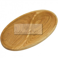 Блюдо овальное на 2 секции 35х20х2 см