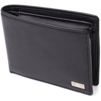 Мужской кошелек без застежки из натуральной кожи Tony Perotti 20843_1 (534+rfid nero) Черный