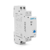 Реле времени CHINT NTE8A015S, на DIN-рейку, задержка отключения-0.1с-5с, Ue/le: AC-15 240В/0,75А, -5°С~+40°С, 93х66,5х18,5 мм