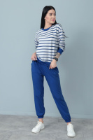 Демісезонний костюм в смужку «Delight» оптом | Норма Джинс, 46-48