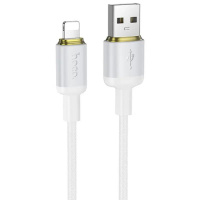 Кабель HOCO X128 Benefit charging data cable iP White (6942007681087)
