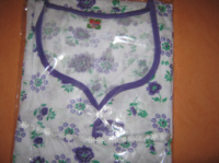 Нічна сорочка Euro 100% тонка бавовна, виробництво Узбекистан, розмір 58-60 з коротким рукавом