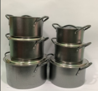 Набор посуды нержавеющий Empire 1.3 x 1.85 x 2.65 x 3.75 x 4.85 x 7.15 л грей (6 шт.) (7374)