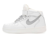 Зимові унісекс чоловічі жіночі кросівки Nike Air Force 1 Hi Reflective (36-45)