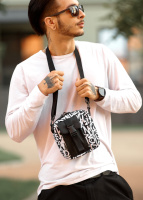 Чоловіча сумка месенджер високої якості українського виробництвапринт «Graphity»