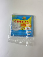 Серветка з мікрофібри для скла 1 шт TM Eco Plus 30*30 см