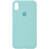 Чохол Silicone Case Full Protective (AA) для Apple iPhone X (5.8«) / XS (5.8»), Бірюзовий / Swimming pool - купити в SmartEra.ua