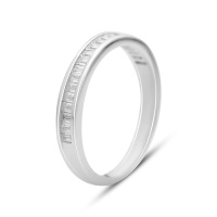 Серебряное кольцо CatalogSilver с фианитами, вес изделия 2,06 гр (2147589) 18 размер