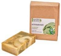 Мыло натуральное с глиной СЕБО-КОНТРОЛЬ для жирной кожи зеленая глина 100 г Флора