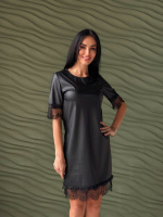 Сукня з екошкіри «Secret» оптом | Норма 42-44