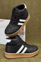 Кросівки жіночі демісезонні, колір чорно-білий, 248RSD20-3