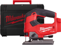 Лобзик акумуляторний MILWAUKEE, M18 FJS-0X (каркас. полотно, адаптер, кожух, насадка, накладка підошви, HDкейс)
