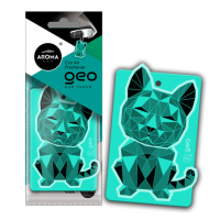 Ароматизатор Aroma Car Cellulose Geo Cat - Turquoise Oud Touch сухий