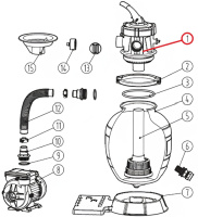 Клапан фільтра Aquaviva Lagoon, (297050931)
