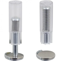 Стопор прихований VITRUM SPACE панель сатин/хром, Ø14х47мм