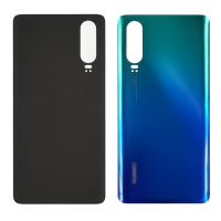 Заднее стекло корпуса для Huawei P30 Aurora Blue (синее)