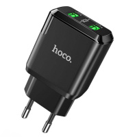 Зарядний пристрій HOCO N6 QC3.0 (2USB/3A) Чорний - купити в SmartEra.ua