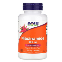 NOW Niacinamide 500 mg 100 капсул