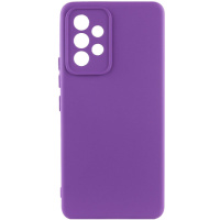 Чехол Silicone Cover Lakshmi Full Camera (A) для Samsung Galaxy A52 4G / A52 5G / A52s Фиолетовый / Purple - купити в SmartEra.ua