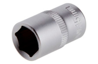 Головка шестигранная Intertool 15мм x 1/2« матовая (ET-2015)