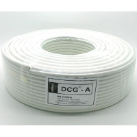 TV кабель 75 Ом DCG RG-6, white, 100м