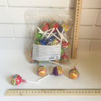 Льодяник «Chupa Chups XXL» з жувальною гумкою 25 шт