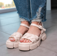 Женские сандалии Fashion Bailey 3600 38 размер 24,5 см Бежевый