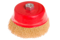 Щетка торцевая Mastertool 150 мм рифленая (19-7115)