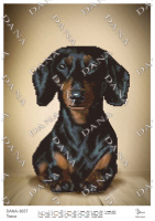 Схема під вишивку Такса