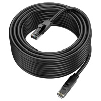 Патч-корд литой Borofone BUS01, UTP, RJ45, Cat.6, 10m, черный, Cu (медь)