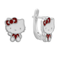 Серебряные серьги CatalogSilver с емаллю (2171997)