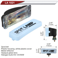 Фара додаткова DLAA 1021-RY/H3-12V-55W/170*54мм/кришка (LA 1021-RY)