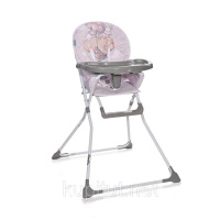 Стілець для годування Lorelli Cookie BABY BLUE PILOT MARBLE GREY FLYING FRIENDS