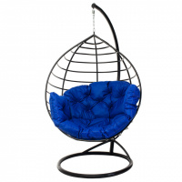 Кресло-кокон с опорой 180 см Aurora-S 150 кг Синее