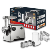 Електром’ясорубка 3в1 4000 Вт  з нержавіючої сталі Zepline ZP-00207