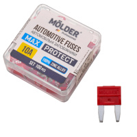Набір запобіжників Molder «міні», 10А, 100шт