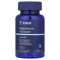 Гліцинат магнію, 120 мг, Magnesium Glycinate, Trace, 90 капсул