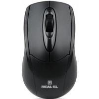 Мишка REAL-EL RM-207 USB Black (EL123200015) (Код товару:13919)