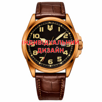 Чоловічий механічний годинник Awarder 042 Brown-Bronze з автопідзаводом та сапфіровим склом