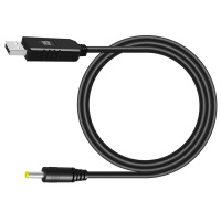 Кабель живлення ArmorStandart USB to DC 4.0x1.7 12V 0.8 м Black (ARM79301) (Код товару:38076)