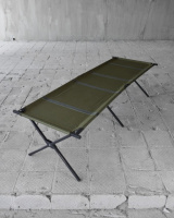 Розкладачка військова 197×64×49 см посилене польове армійське ліжко олива РА5054